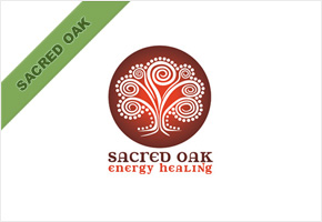 Sacred Oak Energy Healing Logo Design